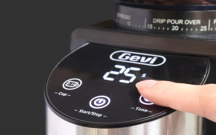 8) Molino de Café GEVI - Ajustable - 35 Configuraciones de Molienda