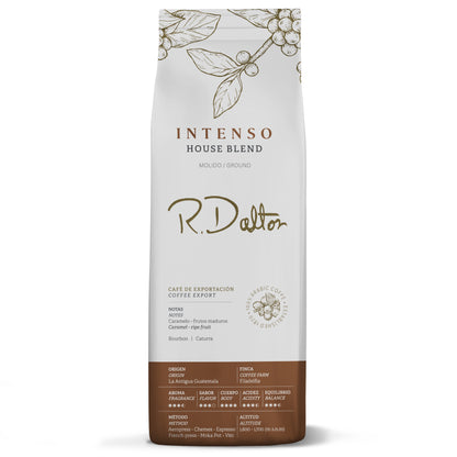 3) R. Dalton Coffee Intenso House Blend Coffee – Box of 6 Bags (340g Each)
